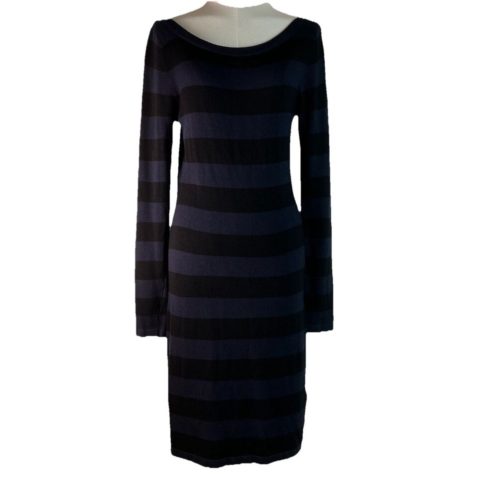 French Connection Lightweight Striped Pullover Striped Sweater Dress Size 8